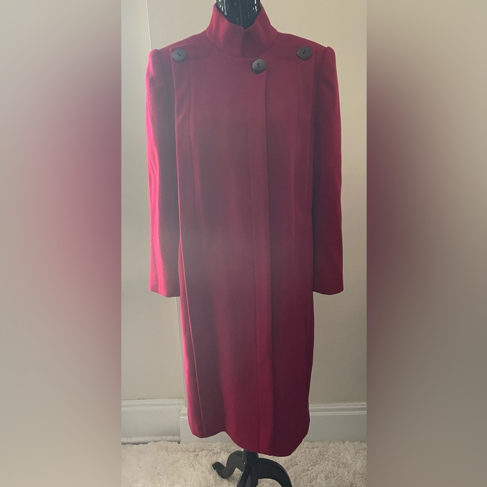 Vintage HannaH Red Wool Coat